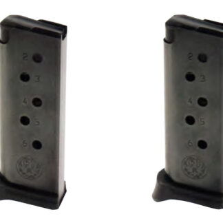 Ruger 90643 LCP Value Pack 6rd 380 ACP Blued Steel 2 Per Pack
