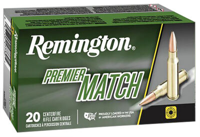 Remington Ammunition 27661 Premier Match 6.5Creedmoor 140gr Sierra MatchKing BTHP 20 Per Box/10 Case