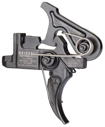 AR-15/AR 308 HI-SPEED NATIONAL MATCH TRIGGER SET HI-SPEED NATIONAL MATCH 2-STAGE CURVED TRIGGER SET FOR AR-15