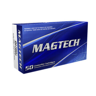 Magtech 454A Range/Training  454Casull 260gr Semi Jacketed Soft Point Flat 20 Per Box/50 Case