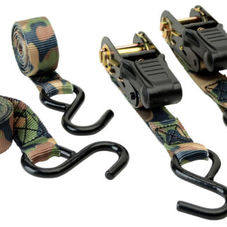 HME RS4PK Camouflage Ratchet Tie Down Straps Camouflage 4 Pack