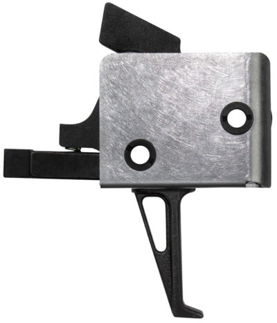 CMC Triggers 91503 Drop-In  Single-Stage Flat Trigger w/ 3-3.50 lbs Draw Weight & Black/Silver Finish