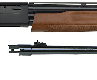 Mossberg 54188 500 Bantam Combo Youth 20 Gauge Pump 3" 5+1 Blued 22" Vent Rib/24" Fully-Rifled Barrels, Blued Steel Receiver, Fixed Wood Stock, Right Hand, Accu-Set Full Rifled Bore Choke