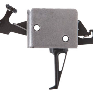 CMC Triggers 91504 Drop-In Two-Stage Flat Trigger with 1-3 lbs Draw Weight & Black/Silver Finish for AR-15/AR-10