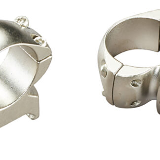 Weaver Grand Slam Steel Rings Silver 1" High Clamshell Pack