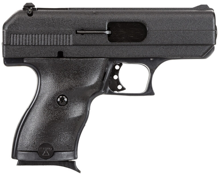 Hi-Point 00916 C9  9mm Luger 8+1, 3.50" Black Steel Barrel, Black Powder Coated Serrated Steel Slide, Black Polymer Frame & Grip