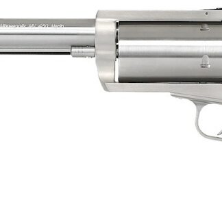 Magnum Research BFR500SW7 BFR Long Cylinder Large 500 S&W Mag 5 Shot 7.50" Brushed Stainless Steel Barrel, Cylinder & Frame, Black Rubber Grip, Exposed Hammer