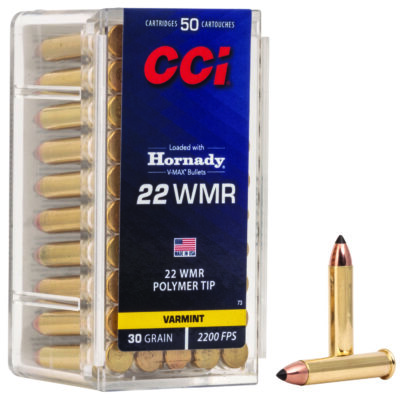 VARMINT AMMO 22 MAGNUM (WMR) 30GR V-MAX 22 WMR 30GR V-MAX 50/BOX