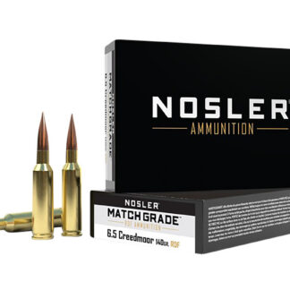 Nosler 60115 Match Grade RDF 6.5Creedmoor 140gr RDF Hollow Point Boat Tail 20 Per Box/10 Case