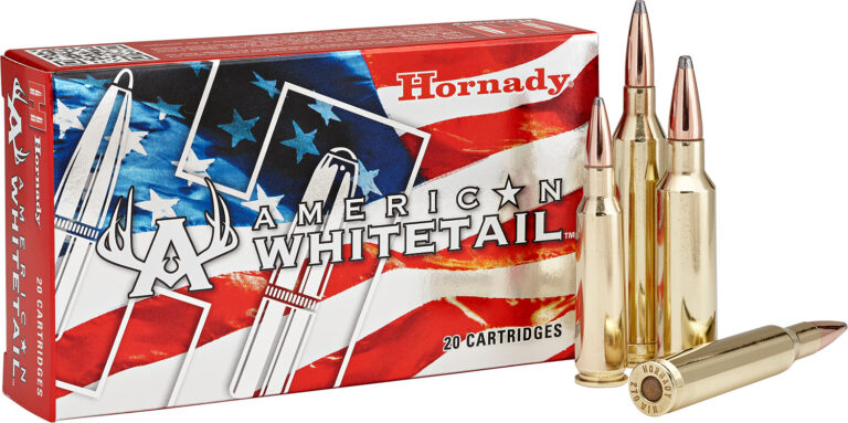 Hornady 82204 American Whitetail  300WSM 165gr InterLock Round Nose 20 Per Box/10 Case