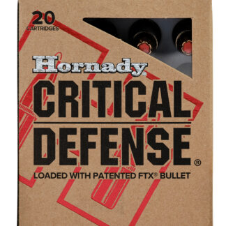 CRITICAL DEFENSE® 223 REMINGTON FTX® POLYMER TIPPED RIFLE AMMO CRITICAL DEFENSE 223 REMINGTON 55GR FTX POLYMER TIPPED 20/BX