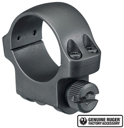 RUGER SCOPE SINGLE RING 1″ LOW .812 HEIGHT MATTE BLUED