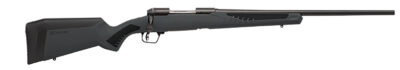 Savage Arms 57065 110 Hunter Full Size 308 Win 4+1 22″ Matte Black Button-Rifled Barrel, Matte Black Drilled & Tapped Carbon Steel Receiver, Adj AccuStock Matte Gray Synthetic Stock, Right Hand