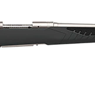 Savage Arms 57078 110 Storm Full Size 308 Win 4+1 22" Matte Stainless Button-Rifled Barrel, Matte Drilled & Tapped Stainless Steel Receiver, AccuStock Matte Gray Synthetic Stock, Right Hand