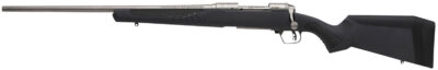 Savage Arms 57056 110 Storm Full Size 270 Win 4+1 22″ Matte Button-Rifled Barrel, Matte Drilled & Tapped Stainless Steel Receiver, AccuStock Matte Gray Synthetic Stock, Left Hand