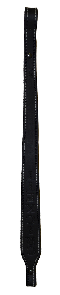 Crickett KSA800 Rifle Sling  Embossed Black Leather, 23″L x 1.75″ W