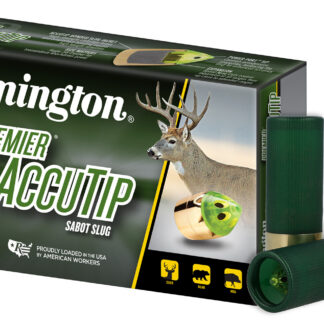 PREMIER ACCUTIP AMMO 12 GAUGE 2-3/4'' 385GR SABOT SLUG PREMIER ACCUTIP 12 GAUGE 2-3/4'' 385GR SABOT SLUG 5/BOX