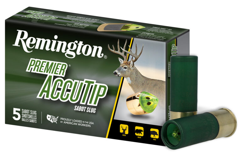 PREMIER ACCUTIP AMMO 12 GAUGE 2-3/4'' 385GR SABOT SLUG PREMIER ACCUTIP 12 GAUGE 2-3/4'' 385GR SABOT SLUG 5/BOX