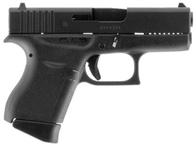 Glock 43 Subcompact 9mm Luger (2)6-Round Mag Black GLOCK 43 9MM LUGER 3.41” BBL (2)6RD MAGS BLACK