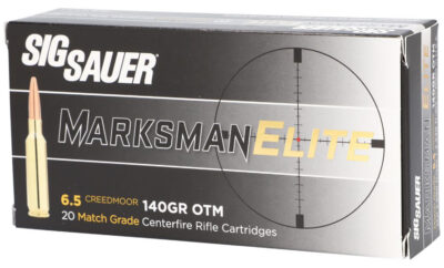 ELITE MATCH AMMO 6.5 CREEDMOOR 140GR OTM MARKSMAN ELITE 6.5 CREEDMOOR 140GR MATCH OTM 20/BOX