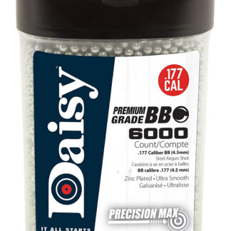 Daisy 980060444 PrecisionMax Premium 177 Zinc-Plated Steel 6000/Bottle