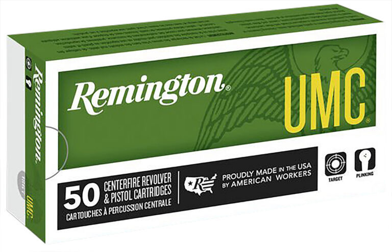 Remington Ammunition 23746 UMC  40S&W 165gr Full Metal Jacket 50 Per Box/10 Case