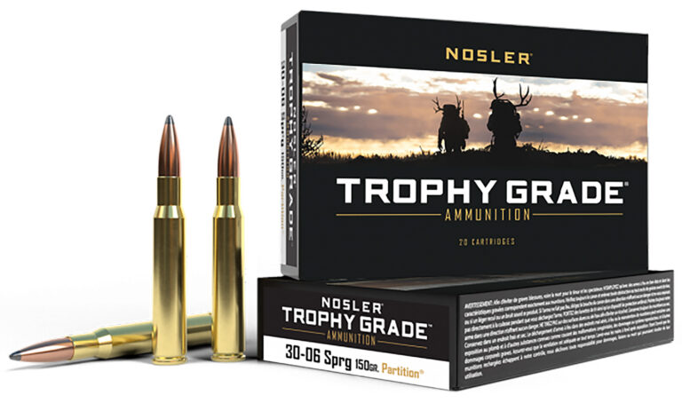 Nosler Trophy Grade Rifle Ammunition 30-06 SPRG 150 gr. PT SP 20 rd.