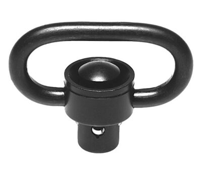 Troy Ind SMOUSSQ00BT00 SSQD Swivel 1″ Push Button Black Stainless Steel