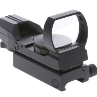 TruGlo TG-8360B Open Dot Sight  Black Anodized 1x 34mm 5 MOA Dual Illuminated (Green/Red) Multi Reticle