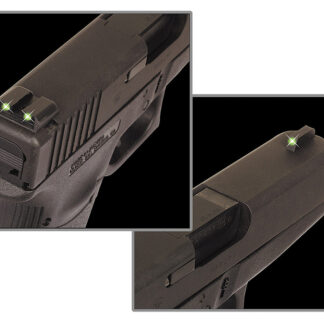 TruGlo TG231MP Tritium  Black | Green Tritium Front Sight Green Tritium Rear Sight