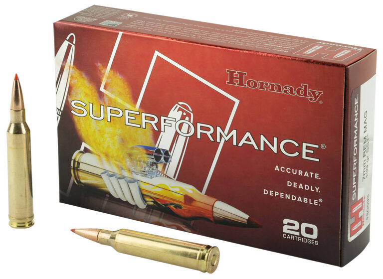 Hornady 80593 Superformance  7mmRemMag 139gr Super Shock Tip 20 Per Box/10 Case