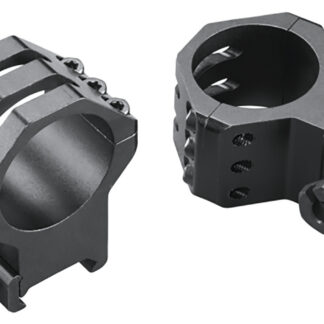 Weaver Mounts 48354 Six-Hole Skeleton Rings  Matte Black 30mm Extra High