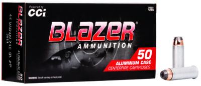 BLAZER 44 REMINGTON MAGNUM AMMO 44 REMINGTON MAGNUM 240GR JACKETED HOLLOW POINT 50/BOX