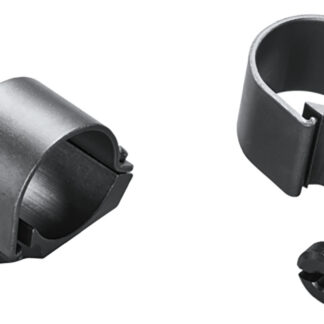 Weaver Classic Detachable Extended Rings Matte Black 1" Medium Top Mount Dual EXT Clam Pack