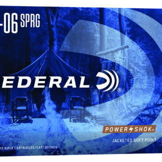Federal 3006B Power-Shok  30-06Springfield 180gr Jacketed Soft Point 20 Per Box/10 Case