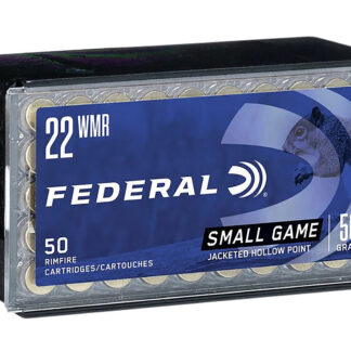 Federal 757 Small Game & Target  22WMR 50gr Jacketed Hollow Point 50 Per Box/60 Case