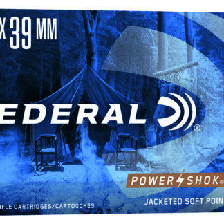 Federal 76239B Power-Shok  7.62x39mm 123gr Jacketed Soft Point 20 Per Box/10 Case