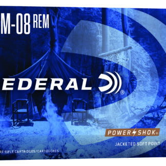 Federal Power Shok 7mm-08 Rem 150gr SP 20/bx FEDERAL POWER SHOK 7MM-08 REM 150GR SP 20/BX