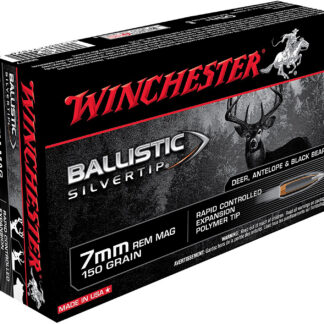 Winchester Ammo SBST7 Ballistic Silvertip  7mmRemMag 150gr Rapid Controlled Expansion Polymer Tip 20 Per Box/10 Case