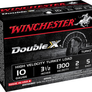 Winchester Ammo STH105 Double X High Velocity Turkey 10Gauge 3.50" 2oz 5Shot 10 Per Box/10 Case