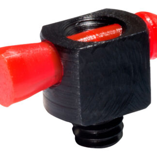 HiViz BD1008R Spark II Bead Replacement Front Sight  Black | Red Fiber Optic Universal Threads