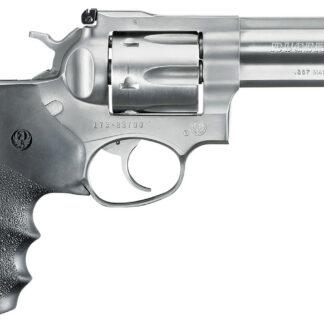 Ruger 1705 GP100  Medium Frame 357 Mag 6rd 4.20" Satin Stainless Steel Barrel, Cylinder & Frame, Hogue Monogrip, Transfer Bar Safety, Exposed Hammer