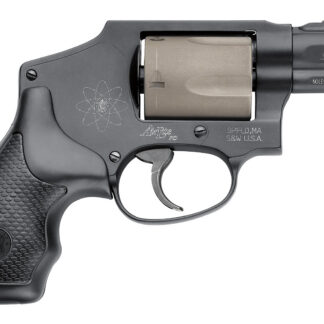 Smith & Wesson 103061 Model 340 Personal Defense 357 Mag 5 Shot 1.88" Black Stainless Steel Barrel, Titanium  Cylinder, Black Scandium Alloy J-Frame, Black Polymer Grip, No Internal Lock