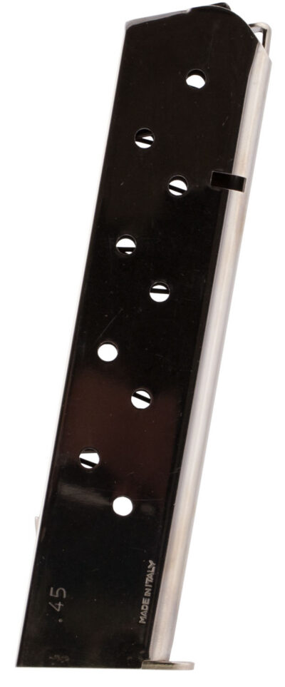 Mec-Gar MGCG4510N Colt Government 10rd Extended 45 ACP, Nickel Carbon Steel