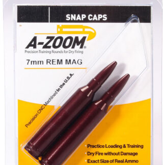 AMMO SNAP CAP DUMMY ROUNDS 7MM REMINGTON MAGNUM SNAP CAPS 2/PACK