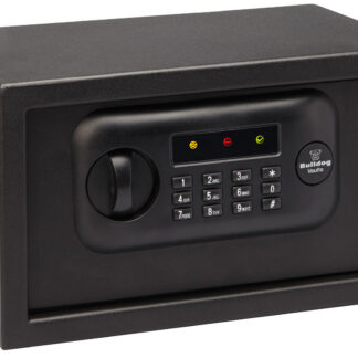 Bulldog BD1050 Digital Pistol Vault Standard Keypad/Key Entry Black Powder Coat Steel Holds 1 Handgun