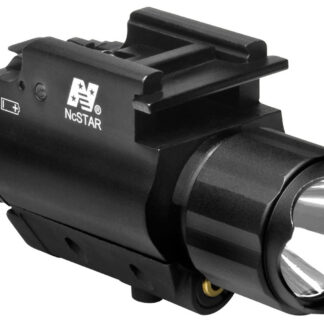 NcStar AQPFLS FlashLight & Red Laser  Black Anodized 200 Lumens White Cree LED