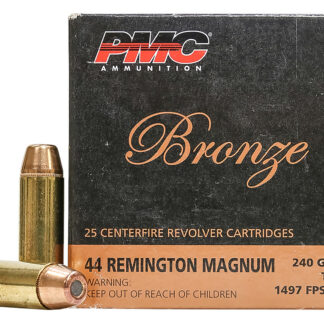 PMC 44D Bronze  44RemMag 240gr Truncated Cone Soft Point 25 Per Box/20 Case
