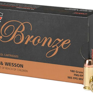 PMC 40E Bronze  40S&W 180gr Full Metal Jacket Flat Point 50 Per Box/20 Case