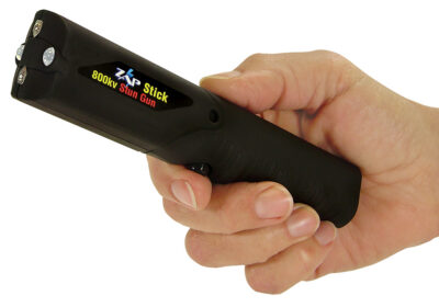 800000 VOLT ZAP STICK W/ LIGHT & CASE BLACK